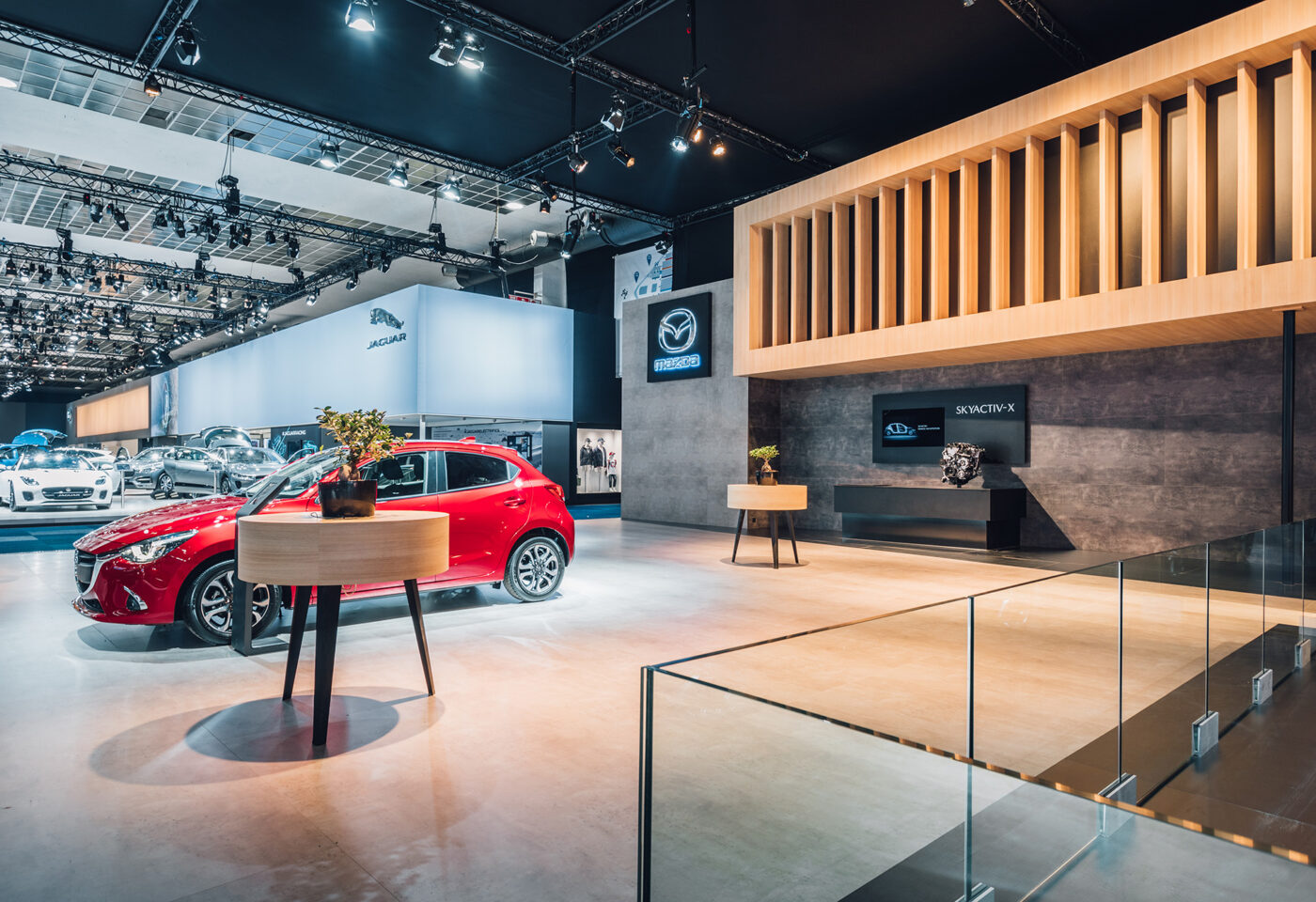 Ontwerp Beursstand Autosalon Brussel - Mazda - Interieurontwerp